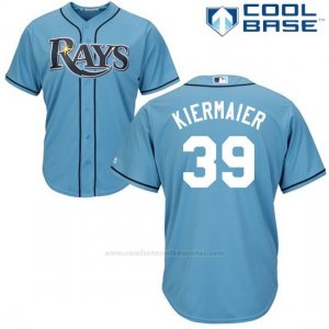 Camiseta Beisbol Hombre Tampa Bay Rays Kevin Kiermaier Azul Autentico Coleccion Cool Base