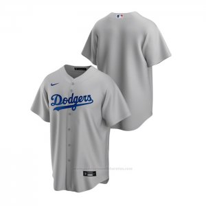 Camiseta Beisbol Hombre Los Angeles Dodgers Replica Alterno Gris