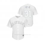 Camiseta Beisbol Hombre Houston Astros Collin Mchugh 2019 Players Weekend 12 6 Replica Blanco