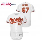 Camiseta Beisbol Hombre Baltimore Orioles John Means Flex Base Autentico Collezione Blanco