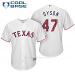 Camiseta Beisbol Hombre Texas Rangers 2017 Estrellas y Rayas Sam Dyson Blanco Cool Base