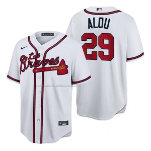 Camiseta Beisbol Hombre Atlanta Braves Felipe Alou Hispanic Heritage Autentico Blanco