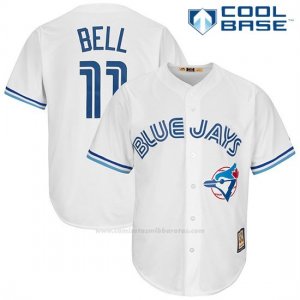 Camiseta Beisbol Hombre Toronto Blue Jays George Bell Blanco Cool Base