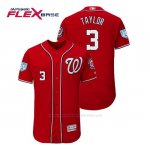 Camiseta Beisbol Hombre Washington Nationals Michael A. Taylor Flex Base Entrenamiento de Primavera 2019 Rojo