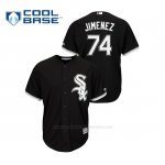 Camiseta Beisbol Hombre Chicago White Sox Eloy Jimenez Cool Base Majestic Alternato Negro