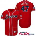 Camiseta Beisbol Hombre Atlanta Braves 47 Tom Glavine Rojo 2017 All Star Flex Base