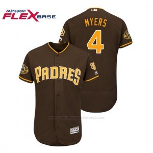 Camiseta Beisbol Hombre Padres Wil Myers 50th Aniversario Alternato Flex Base Marron