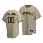 Camiseta Beisbol Hombre San Diego Padres Personalizada Replica Alterno 2020 Marron