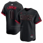 Camiseta Beisbol Hombre Cincinnati Reds Barry Larkin City Connect Limited Negro