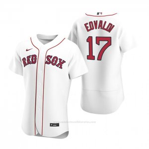 Camiseta Beisbol Hombre Boston Red Sox Nathan Eovaldi Autentico 2020 Primera Blanco