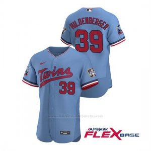 Camiseta Beisbol Hombre Minnesota Twins Trevor Hildenberger Autentico 2020 Alternato Azul