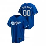 Camiseta Beisbol Hombre Los Angeles Dodgers Personalizada Replica Alterno Azul