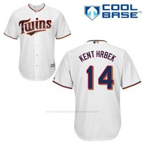 Camiseta Beisbol Hombre Minnesota Twins Kent Hrbek 14 Blanco 1ª Cool Base