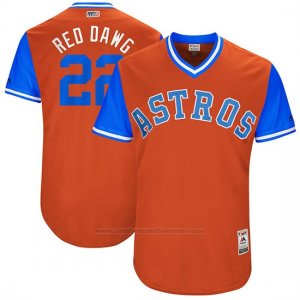 Camiseta Beisbol Hombre Houston Astros 2017 Little League World Series Josh Rojodick Naranja