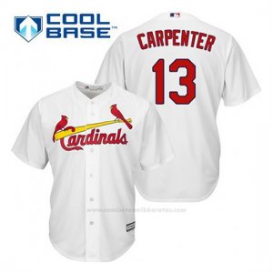 Camiseta Beisbol Hombre St. Louis Cardinals Matt Carpenter 13 Blanco 1ª Cool Base