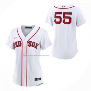 Camiseta Beisbol Mujer Boston Red Sox Ranger Suarez Primera Replica Blanco