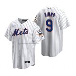 Camiseta Beisbol Hombre New York Mets Brandon Nimmo Replica Blanco