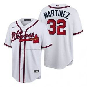 Camiseta Beisbol Hombre Atlanta Braves Dennis Martinez Hispanic Heritage Blanco