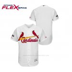 Camiseta Beisbol Hombre St. Louis Cardinals 2019 Postseason Flex Base Blanco