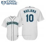 Camiseta Beisbol Hombre Seattle Mariners Mike Marjama Cool Base 1ª Blanco