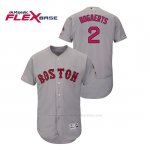 Camiseta Beisbol Hombre Boston Red Sox Xander Bogaerts 150th Aniversario Patch Autentico Flex Base Gris