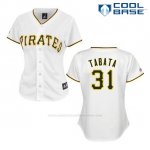 Camiseta Beisbol Hombre Pittsburgh Pirates Jose Tabata 31 Blanco Cool Base