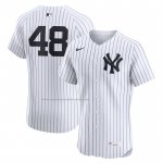 Camiseta Beisbol Hombre New York Yankees Paul Goldschmidt Primera Elite Blanco