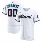 Camiseta Beisbol Hombre Miami Marlins Primera Autentico Personalizada Blanco1 Camiseta Beisbol Hombre Miami Marlins Primera Autentico Personalizada Blanco1