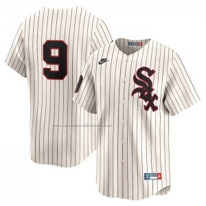 Camiseta Beisbol Hombre Chicago White Sox Minnie Minoso Throwback Cooperstown Limited Crema