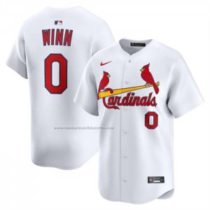 Camiseta Beisbol Hombre St. Louis Cardinals Masyn Winn Primera Limited Blanco