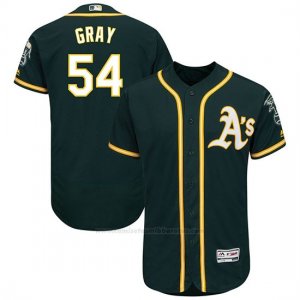 Camiseta Beisbol Hombre Oakland Athletics Sonny Gris Verde Autentico Coleccion Jugador
