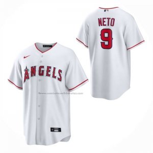 Camiseta Beisbol Nino Los Angeles Angels Zach Neto Primera Replica Blanco