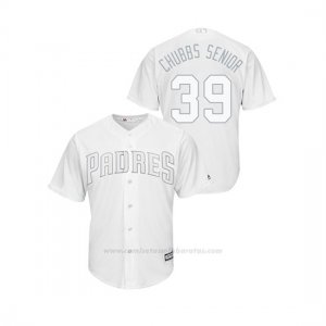 Camiseta Beisbol Hombre San Diego Padres Kirby Yates 2019 Players Weekend Replica Blanco