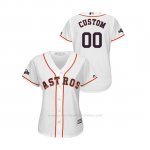 Camiseta Beisbol Mujer Houston Astros Personalizada 2019 Postseason Cool Base Blanco