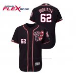 Camiseta Beisbol Hombre Washington Nationals Sean Doolittle 150th Aniversario Patch Autentico Flex Base Azul Rojo