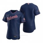 Camiseta Beisbol Hombre Washington Nationals Autentico Replica Azul