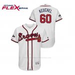Camiseta Beisbol Hombre Atlanta Braves Dallas Keuchel 2019 Postseason Flex Base Blanco