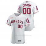 Camiseta Beisbol Hombre Los Angeles Angels Personalizada Autentico Nike Blanco