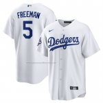 Camiseta Beisbol Hombre Los Angeles Dodgers Freddie Freeman Campeones Serie Mundial 2025 Primera Replica Blanco(1) Camiseta Beisbol Hombre Los Angeles Dodgers Freddie Freeman Campeones Serie Mundial 2025 Primera Replica Blanco(1)