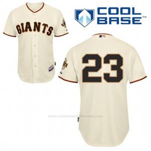 Camiseta Beisbol Hombre San Francisco Giants Norichika Aoki 23 Crema 1ª Cool Base