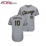 Camiseta Beisbol Hombre Chicago White Sox Yoan Moncada 2018 Dia de los Caidos Flex Base Gris