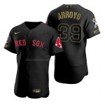 Camiseta Beisbol Hombre Boston Red Sox Christian Arroyo Negro 2021 Salute To Service