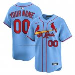 Camiseta Beisbol Hombre St. Louis Cardinals Alternate Limited Personalizada Azul
