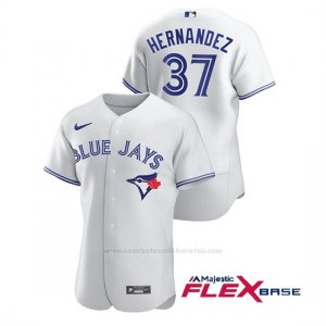 Camiseta Beisbol Hombre Toronto Blue Jays Teoscar Hernandez Autentico Nike Blanco