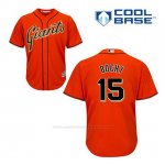 Camiseta Beisbol Hombre San Francisco Giants Bruce Bochy 15 Naranja Alterno Cool Base