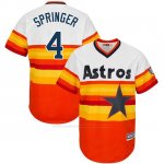 Camiseta Beisbol Hombre Houston Astros George Springer Turn Back The Clock Naranja