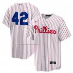 Camiseta Beisbol Hombre Philadelphia Phillies Jackie Robinson Day Replica Blanco
