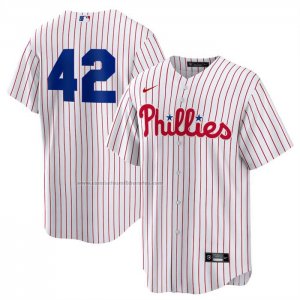 Camiseta Beisbol Hombre Philadelphia Phillies Jackie Robinson Day Replica Blanco