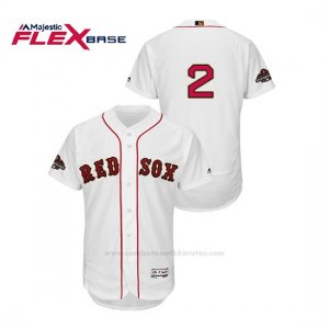 Camiseta Beisbol Hombre Boston Red Sox Xander Bogaerts 2019 Gold Program Flex Base Blanco