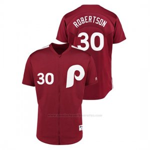 Camiseta Beisbol Hombre Philadelphia Phillies David Robertson 1979 Saturday Night Special Autentico Rojo